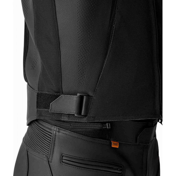 Veste RST S1 Mesh D3O cuir - noir
