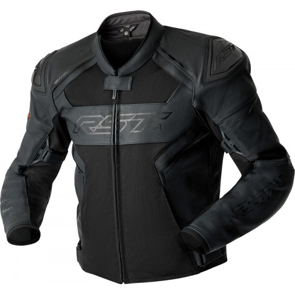 Veste RST S1 Mesh D3O cuir - noir