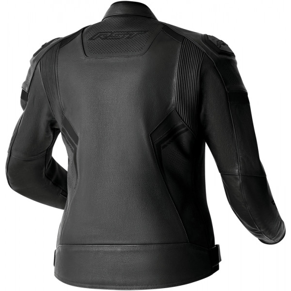 Veste femme RST S1 D3O cuir - noir