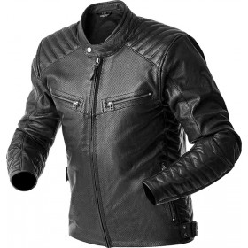 Veste RST Roadster Air D3O cuir - noir