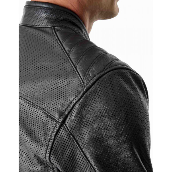 Veste RST Roadster Air D3O cuir - noir