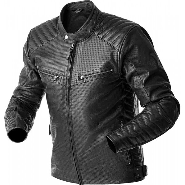 Veste RST Roadster Air D3O cuir - noir