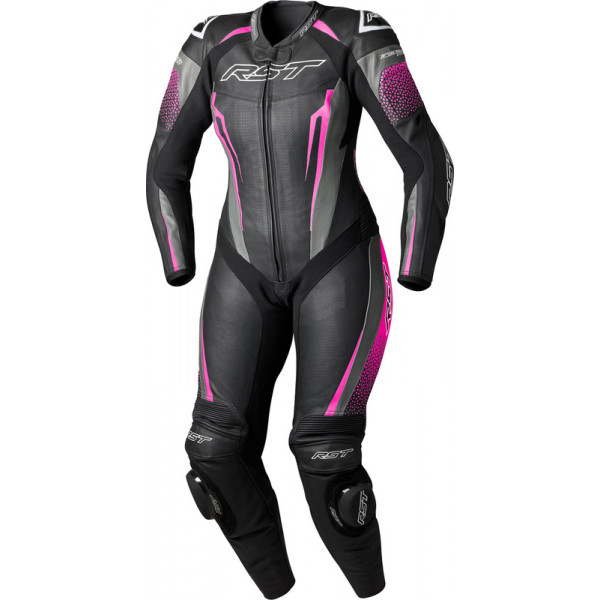 Combinaison femme RST Tractech Evo D3O - noir/rose