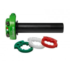 Poignée de gaz courte DOMINO série Racing XM2 - vert