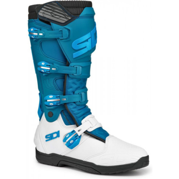 Bottes femme SIDI Xpower SC LEI - blanc/bleu