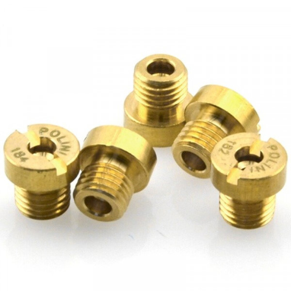 Bag of 5 jets Polini Dell'Orto 6 mm. 104