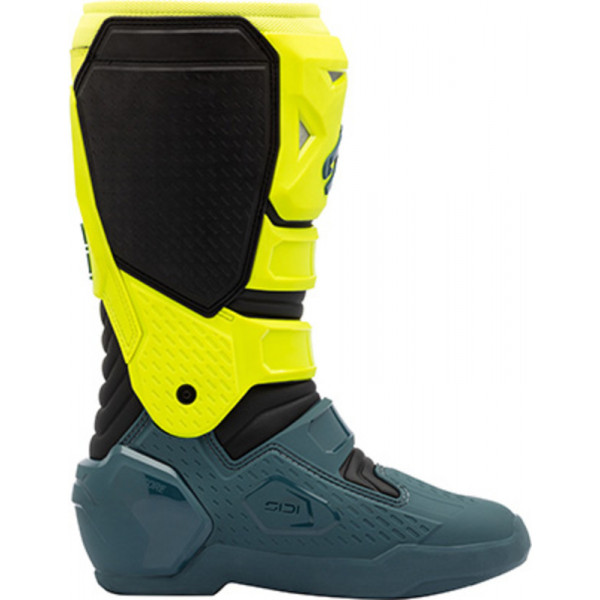 Bottes SIDI Crosscore - Petrol/jaune fluo