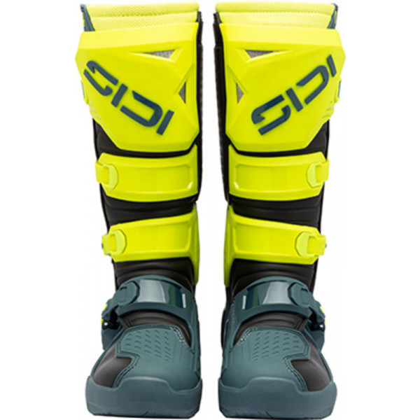 Bottes SIDI Crosscore - Petrol/jaune fluo