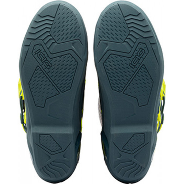 Bottes SIDI Crosscore - Petrol/jaune fluo