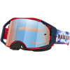 Masque OAKLEY Airbrake MX - Renaux Matte White écran Prizm Sapphire