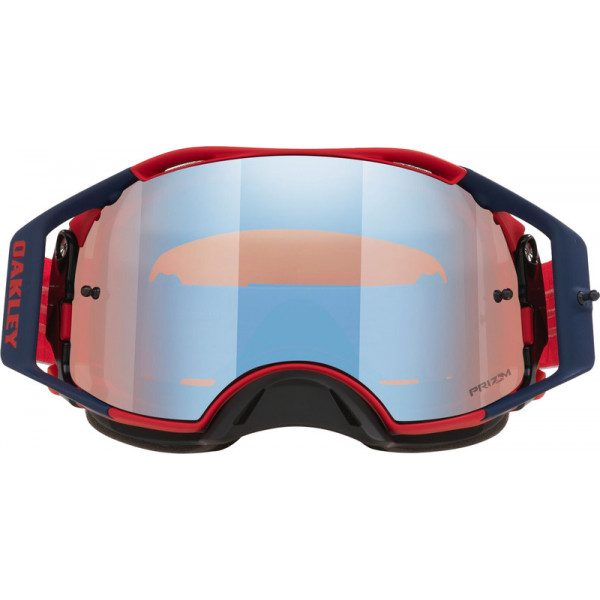 Masque OAKLEY Airbrake MX - Renaux Matte White écran Prizm Sapphire