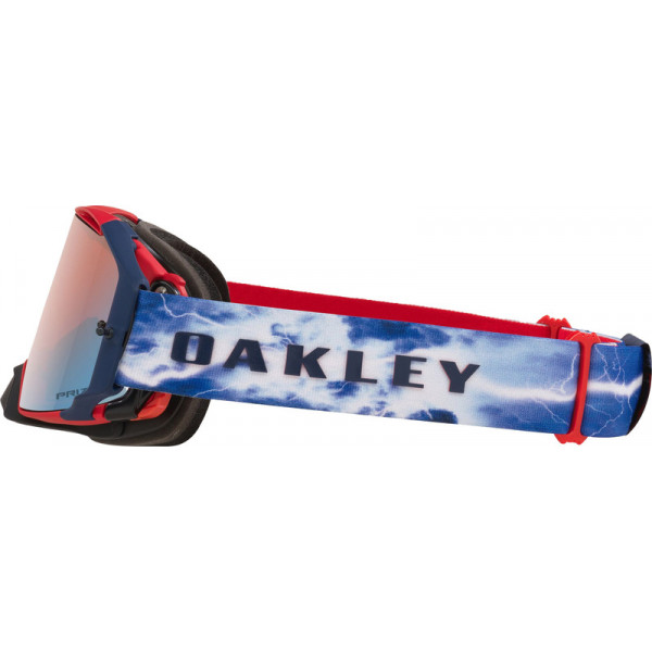 Masque OAKLEY Airbrake MX - Renaux Matte White écran Prizm Sapphire