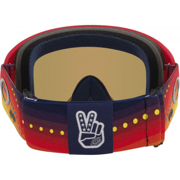 Masque OAKLEY O-Frame 2.0 Pro MX - TLD rouge/orange écran Black Ice Iridium