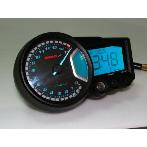 Compteur Digital Mutlifonctions Koso Rx2n Gp Style Universel