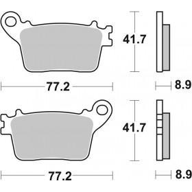 Plaquettes De Frein Brembo 07Ho59SP Métal Fritté