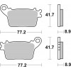 Plaquettes De Frein Brembo 07Ho59SP Métal Fritté