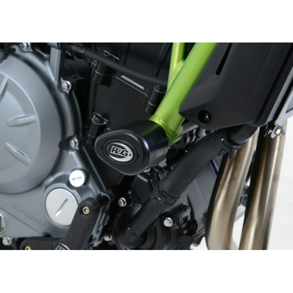 Tampons De Protection R&G Racing Aero Noir Kawasaki Z650
