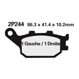 Plaquette de frein arrière Nissin 2P244NS semi-metallique