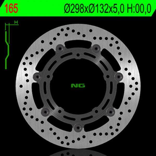DISQUE DE FREIN NG FLOTTANT 165