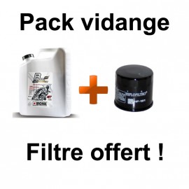 Pack vidange Ipone R4000 RS 10W40 4L + filtre offert