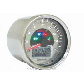Compteur De Vitesse Koso D64 Gp Style Rond Universel