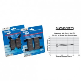 Plaquettes de frein arrière Bendix MR157