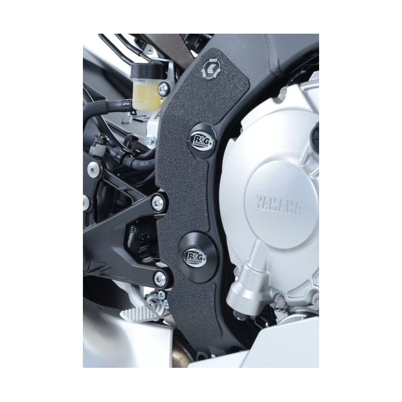 Adhésif anti-frottement R&G RACING cadre/bras oscillant noir 4 pièces Yamaha YZF-R1/R1M