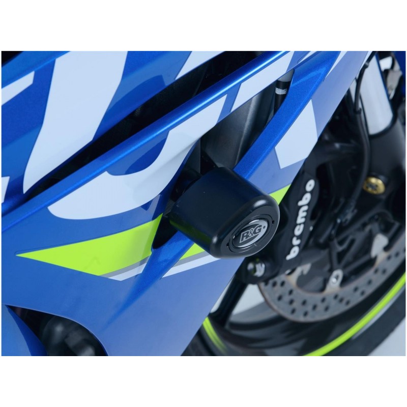 Tampons de protection R&G RACING Aero noir Suzuki GSX-R1000 2017