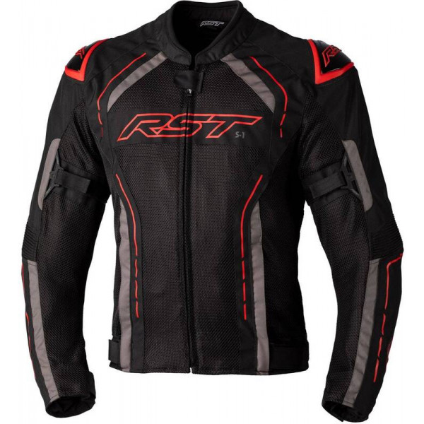 Veste RST S1 Mesh CE textile - Black/Red taille L