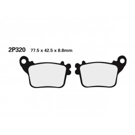 Plaquette de frein arrière Nissin 2P320ST sinter