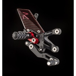Commandes reculées réglables LIGHTECH Racing Triumph Daytona/Street Triple 675(R)