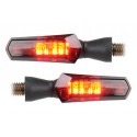 Clignotants LIGHTECH LED arrière avec feux de position + feux stop universel