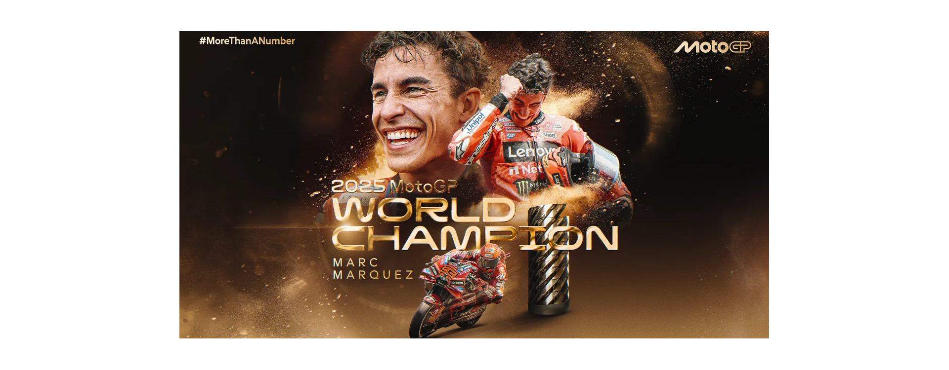 Marc Marquez champion du monde 2025