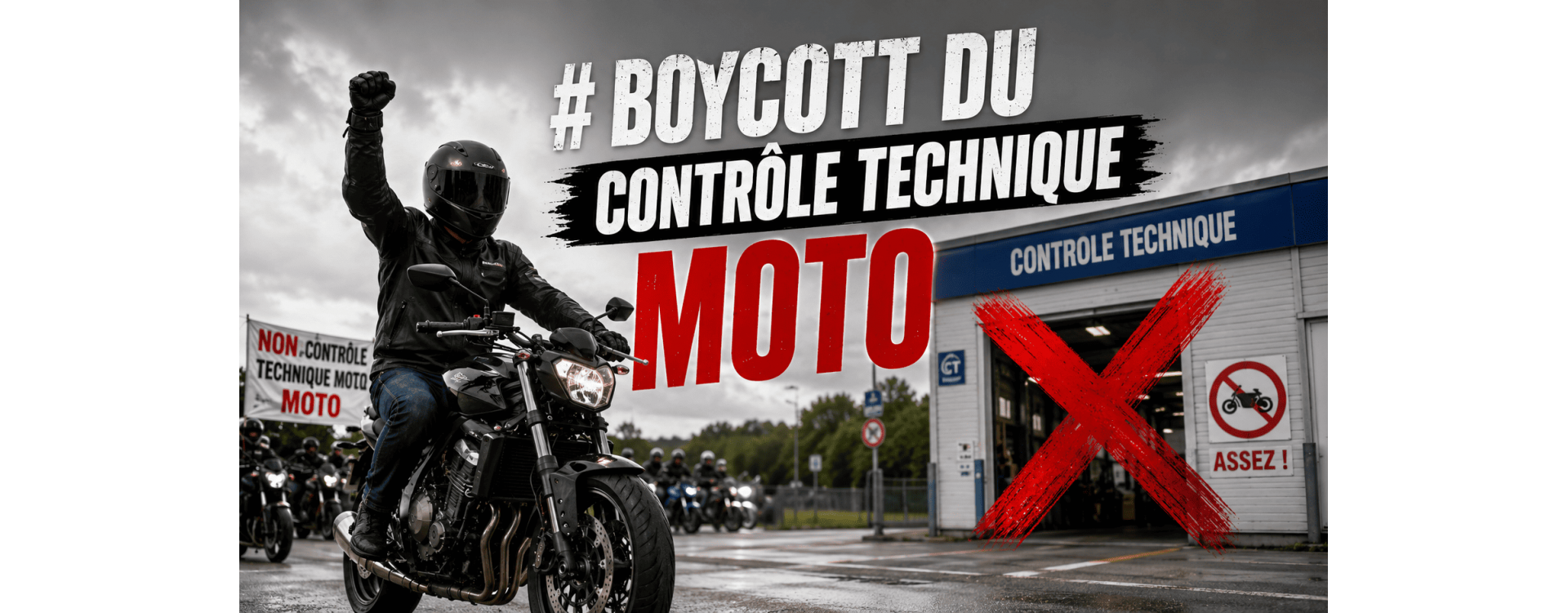Boycott du Contrôle Technique Moto