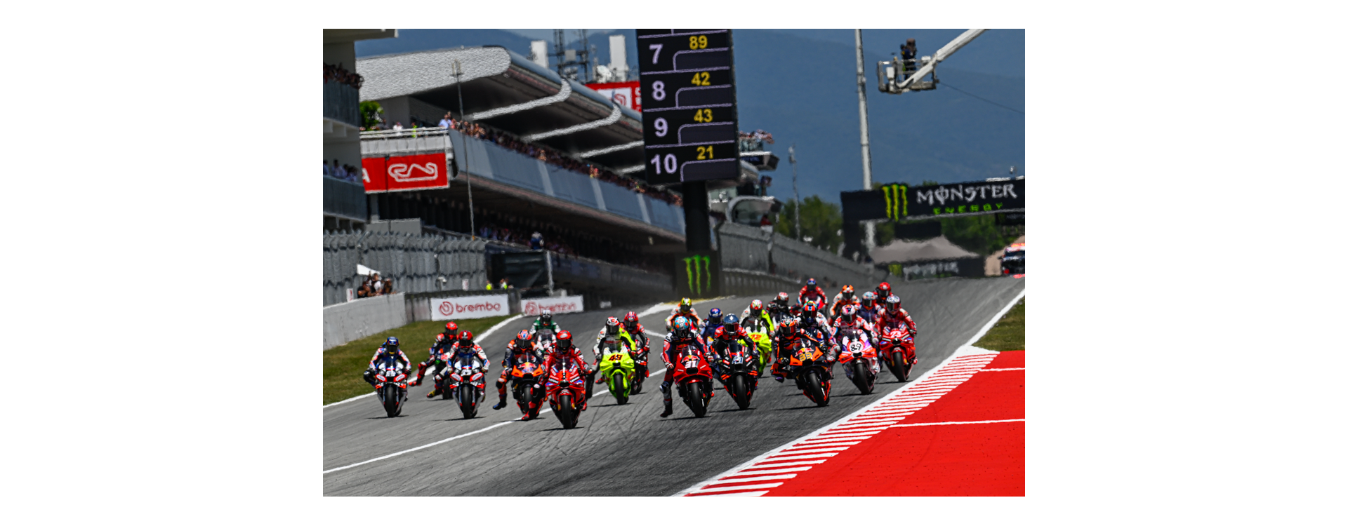 Les horaires du mootogp de Catalogne 2025