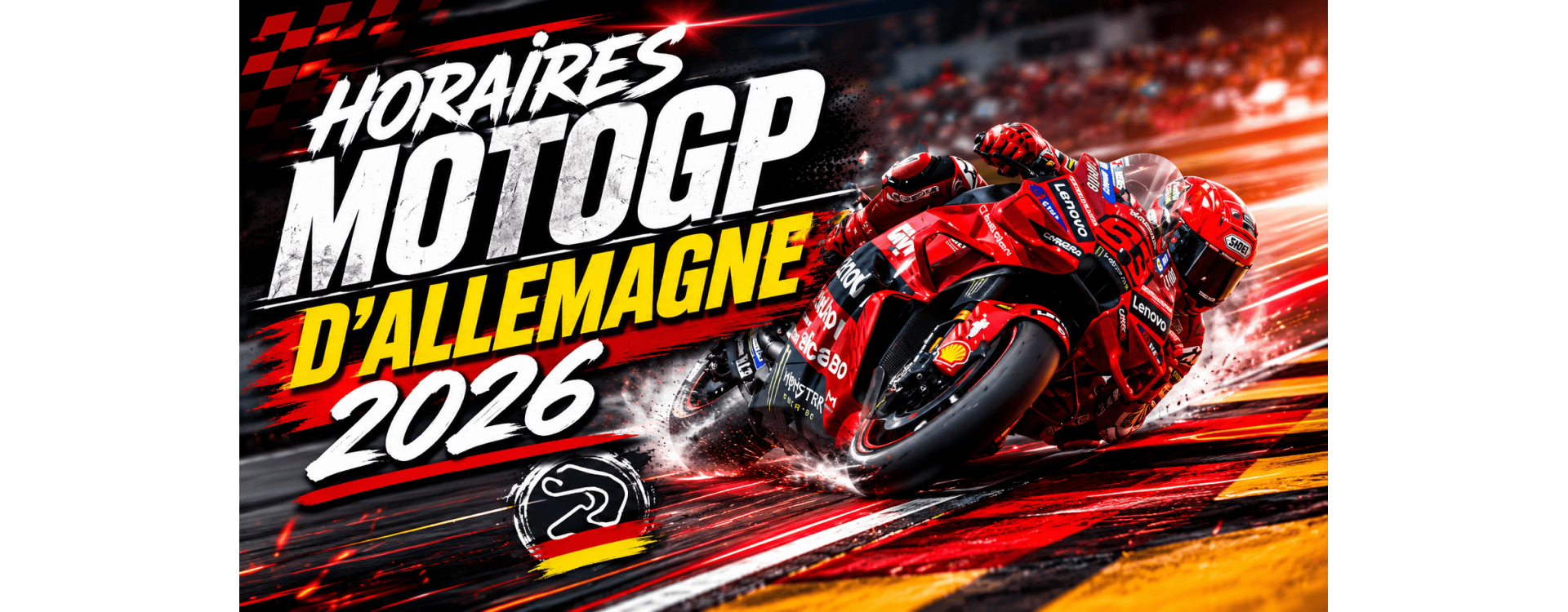 Les horaires du motogp d'Allemagne 2026
