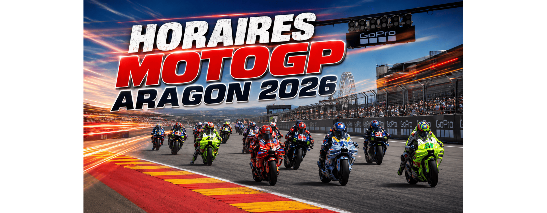 Horaires MotoGP Aragon 2026 : le programme complet du Grand Prix