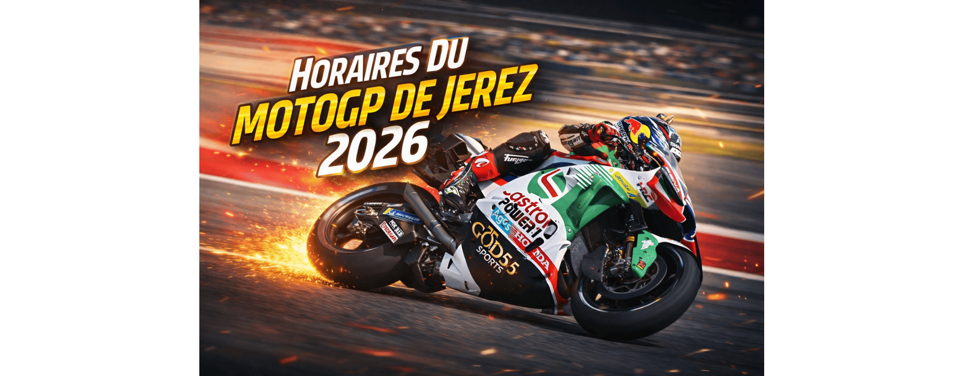 Horaires MotoGP Jerez 2026 : le programme complet