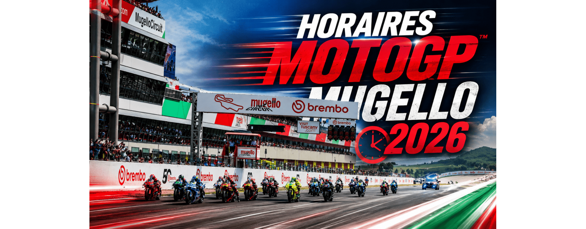 Horaires MotoGP Mugello 2026