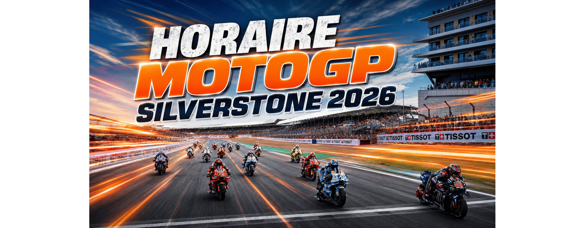 MotoGP Grande-Bretagne 2026 : horaires complets du GP de Silverstone