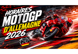 Les horaires du motogp d'Allemagne 2026