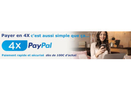 Payez jusqu'en 4 fois sans frais avec Paypal